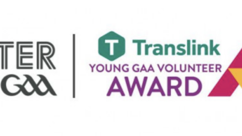 Nominations for Translink Ulster GAA Young Volunteer for April Closes next week