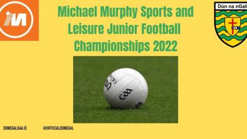 Michael Murphy Sports and Leisure Junior A and B Championship Draw