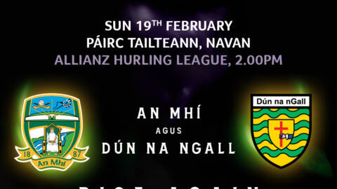 Meath host Donegal on Sunday in Navan – Throw-in 2 pm