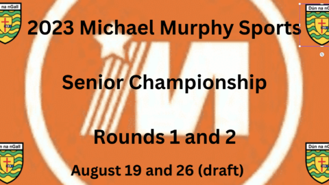 Michael Murphy Sports and Leisure Senior Championship 2023 – Rounds 1 and 2