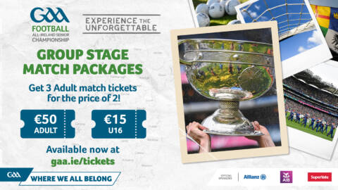 All-Ireland Series Game 1 confirmed